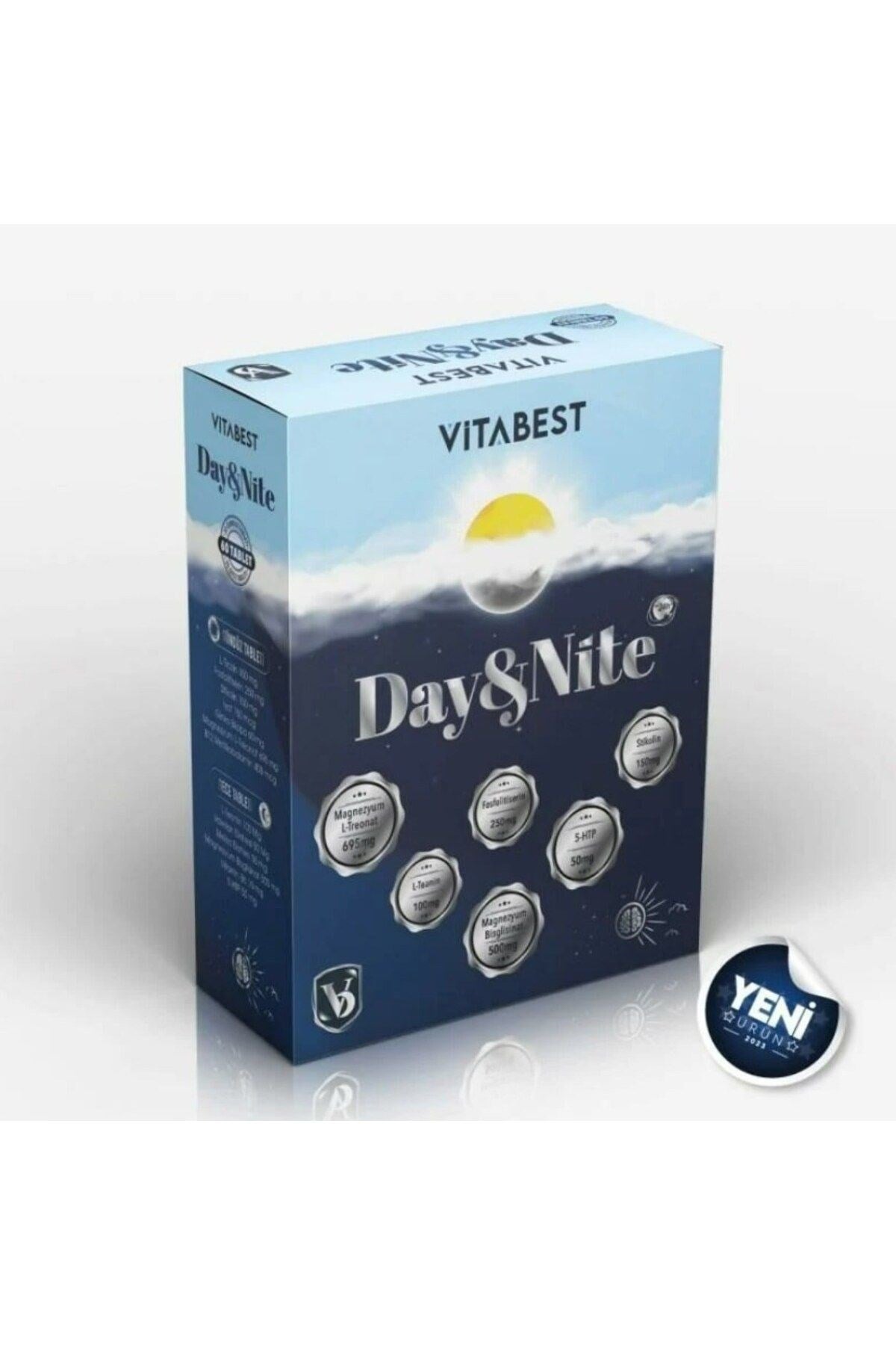 VİTABESTVİTAMİN-MİNERALLERVitabest Day & Nite 60 Tablet