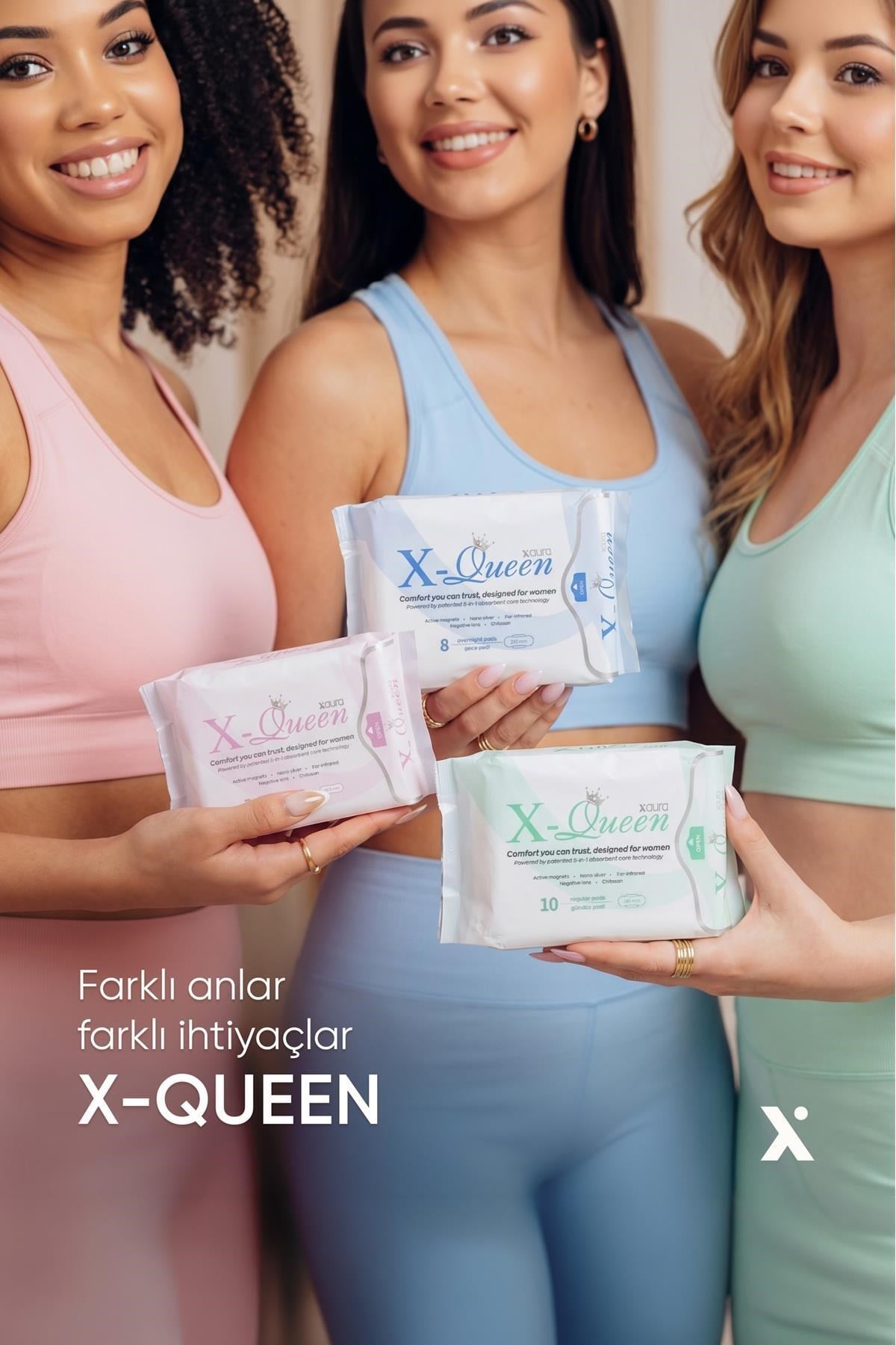 XAURAKİŞİSEL BAKIM ÜRÜNLERİXaura Global X-Queen Premium Kadın Ped Seti