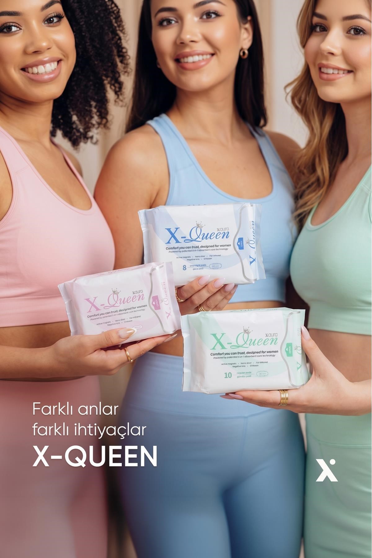 XAURAKİŞİSEL BAKIM ÜRÜNLERİXaura Global X-Queen Premium Kadın Ped Seti