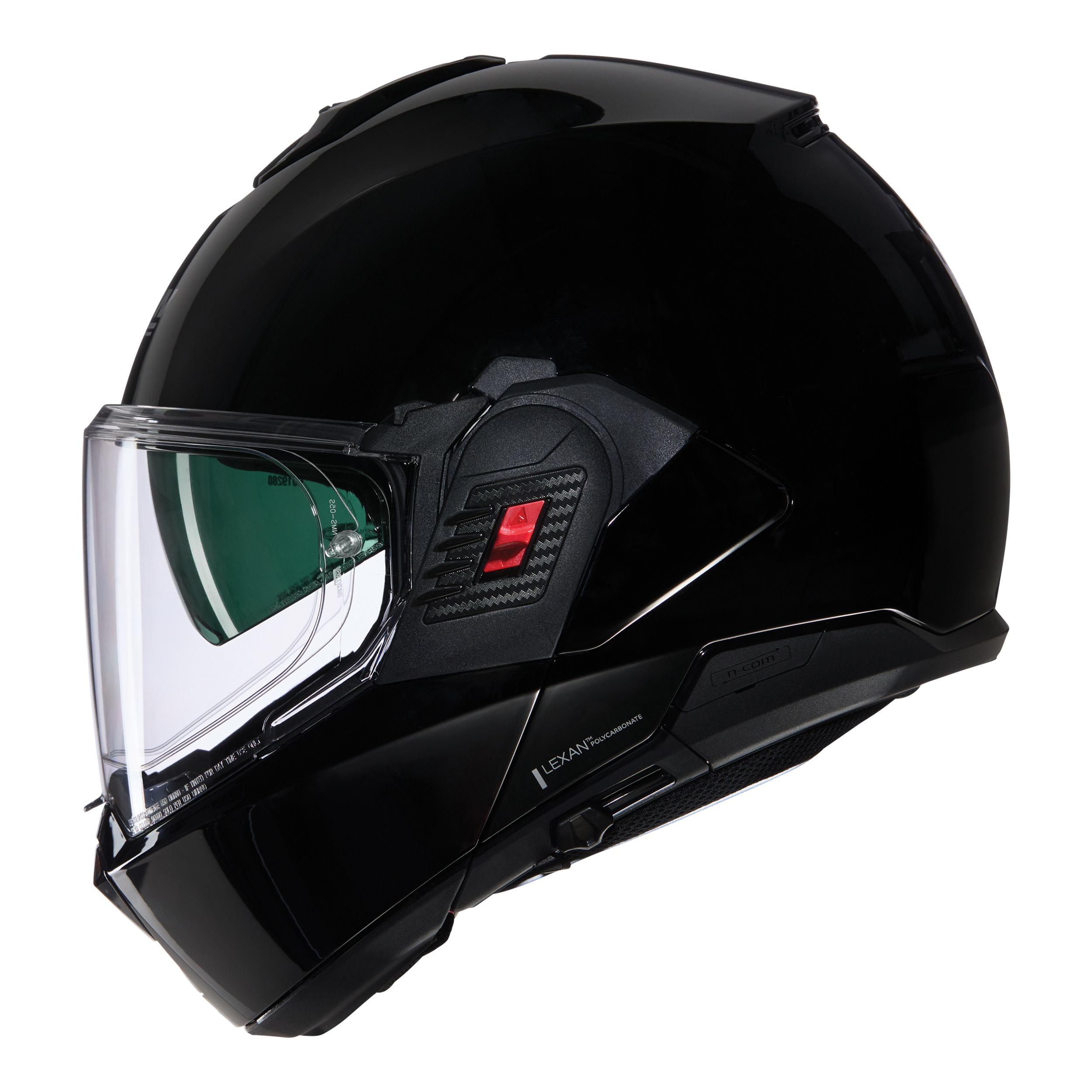 NOLANNOLAN N120-1 CLASSICO  301 ÇENESİ ARKAYA AÇILIR KASK PARLAK SİYAH