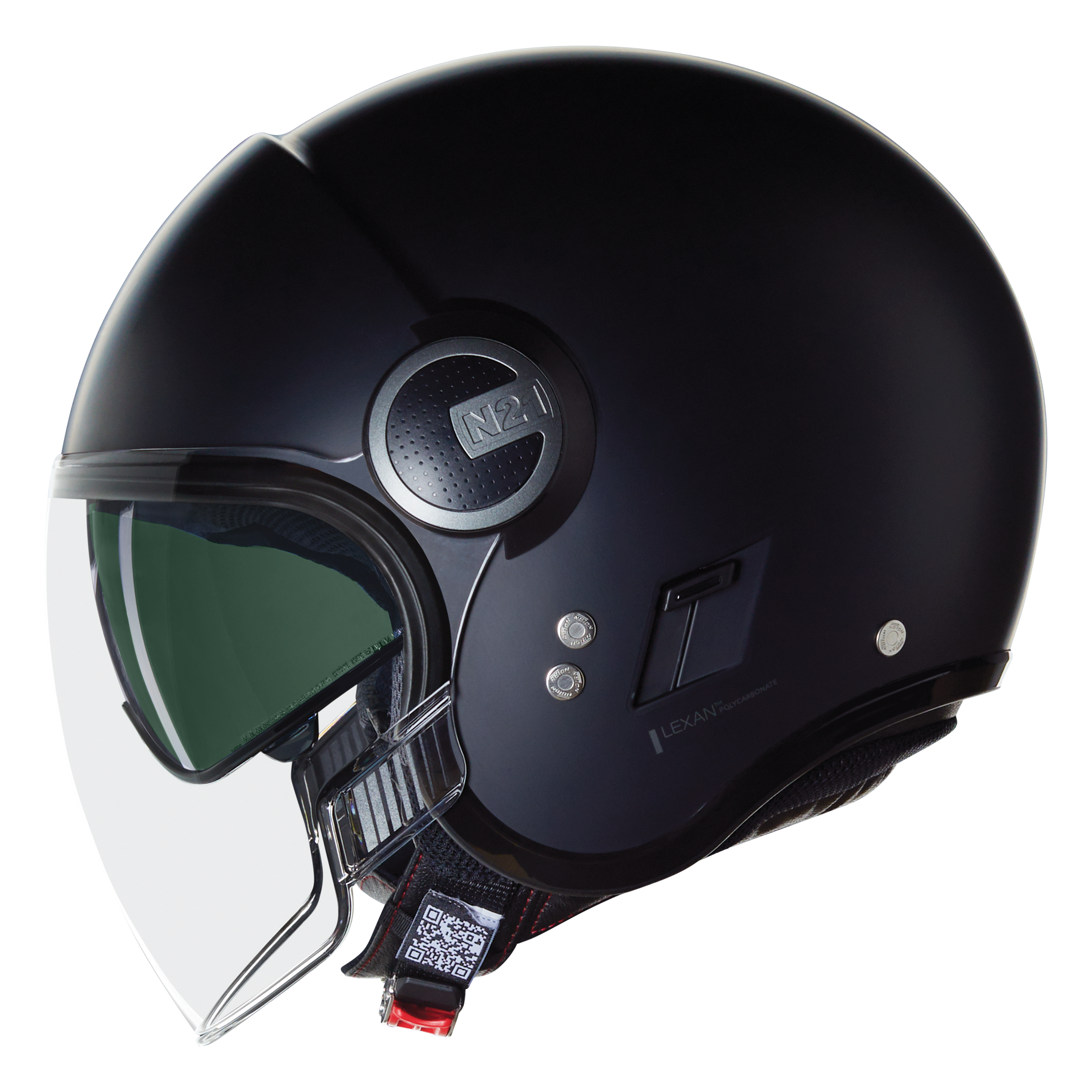 NOLANNOLAN N21 VISOR 06 CLASSICO 302 CAMLI YARIM KASK MAT SİYAH