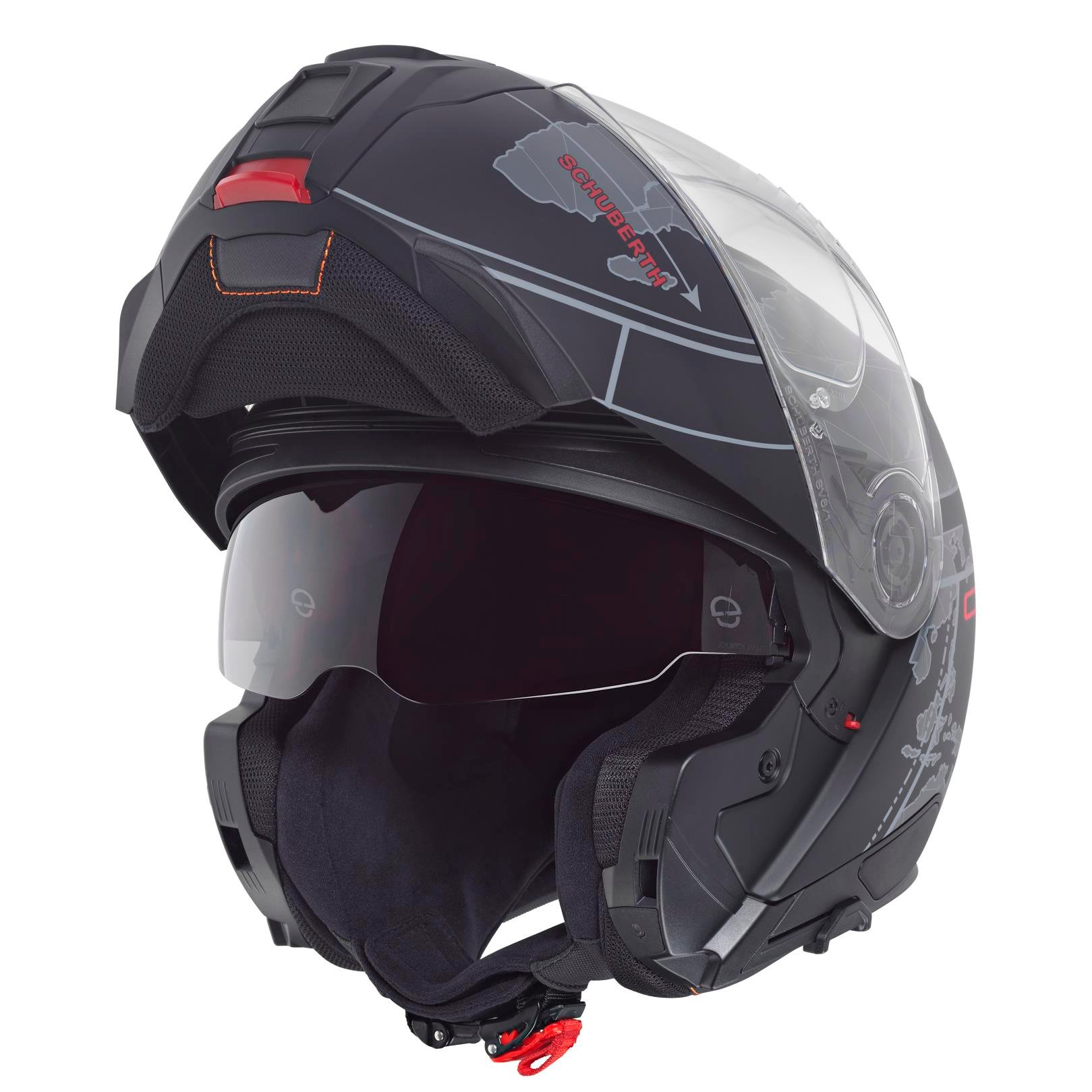 SCHUBERTHSCHUBERTH C5 GLOBE BLACK  ÇENE AÇILIR MOTOSİKLET KASKI