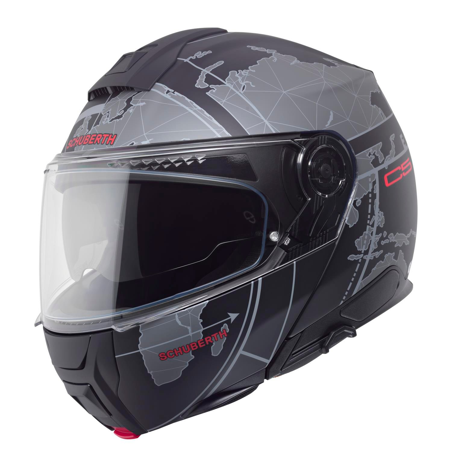 SCHUBERTHSCHUBERTH C5 GLOBE BLACK  ÇENE AÇILIR MOTOSİKLET KASKI