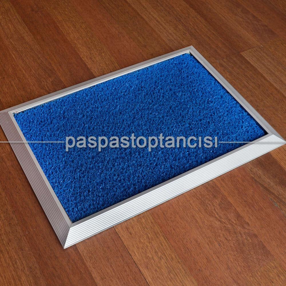 Alüminyum Paspas Kıvırcık Hijyen Paspas HM1000 Mavi