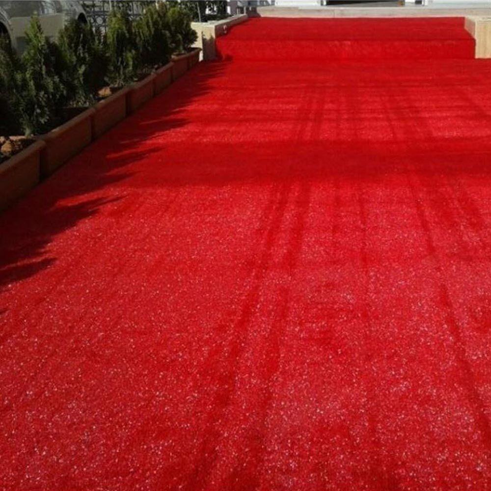 Kırmızı Çim Halı 8 mm