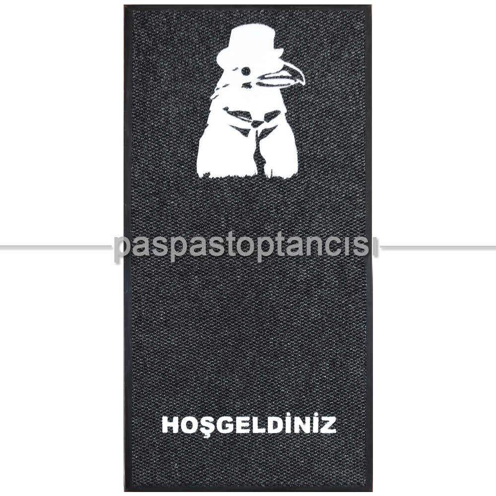 Kişiye Özel Logolu Siyah Paspaslar