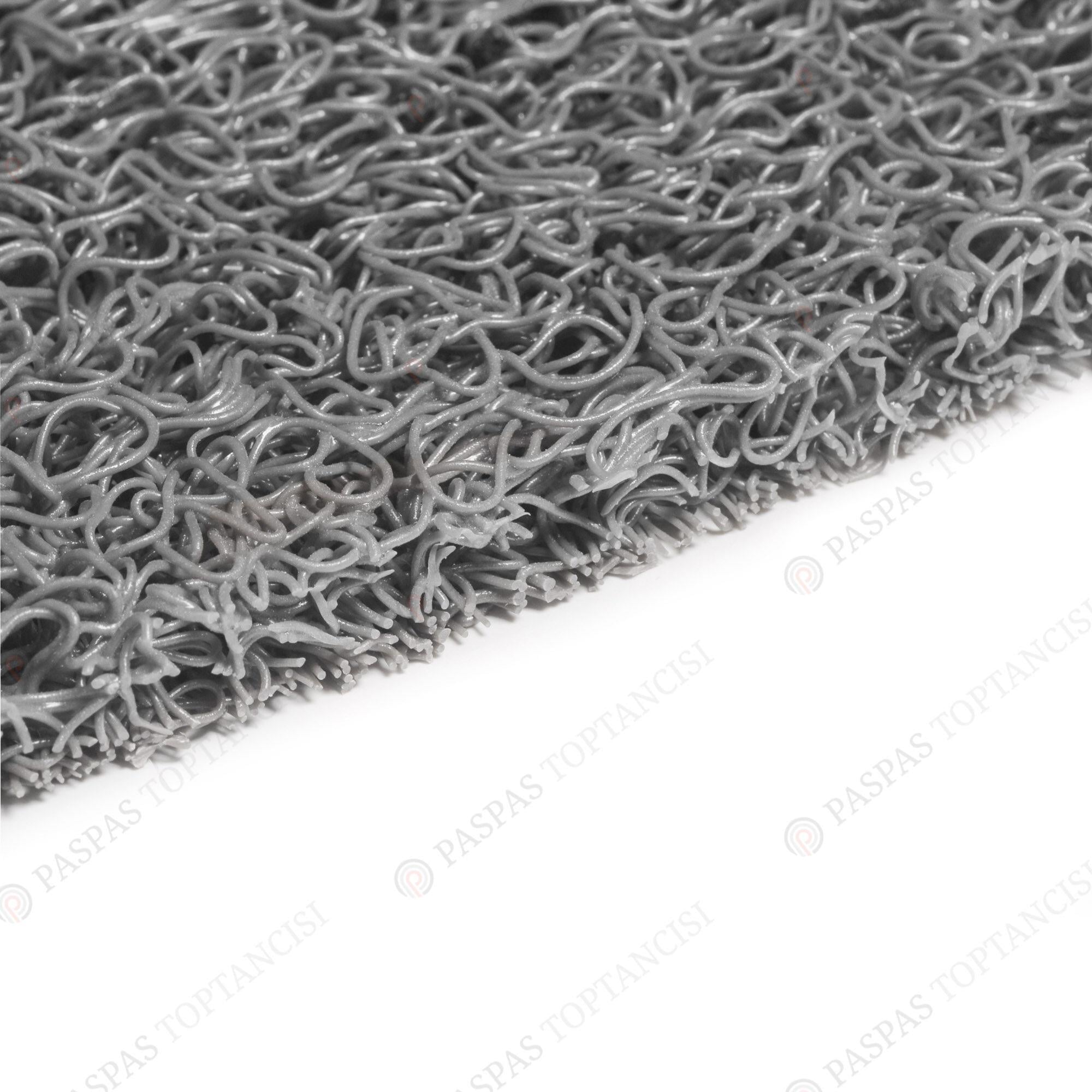 Kıvırcık Paspas Normal 14 mm Gri