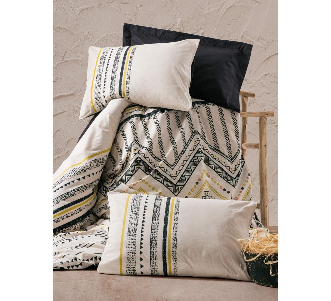 Cotton Box Ethnic Çift Kişilik Nevresim Takımı Elvira Siyah