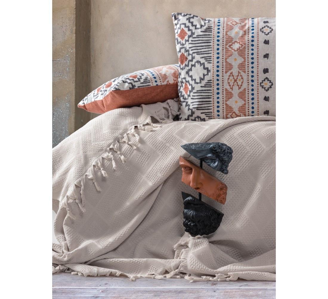 Cotton Box Origin Taş Jakarlı Çift Kişilik Pike Takımı