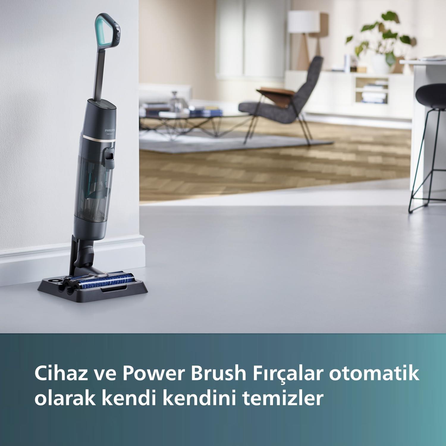 Philips Aqua Trio XW7110/01 Dikey Şarjlı Süpürge