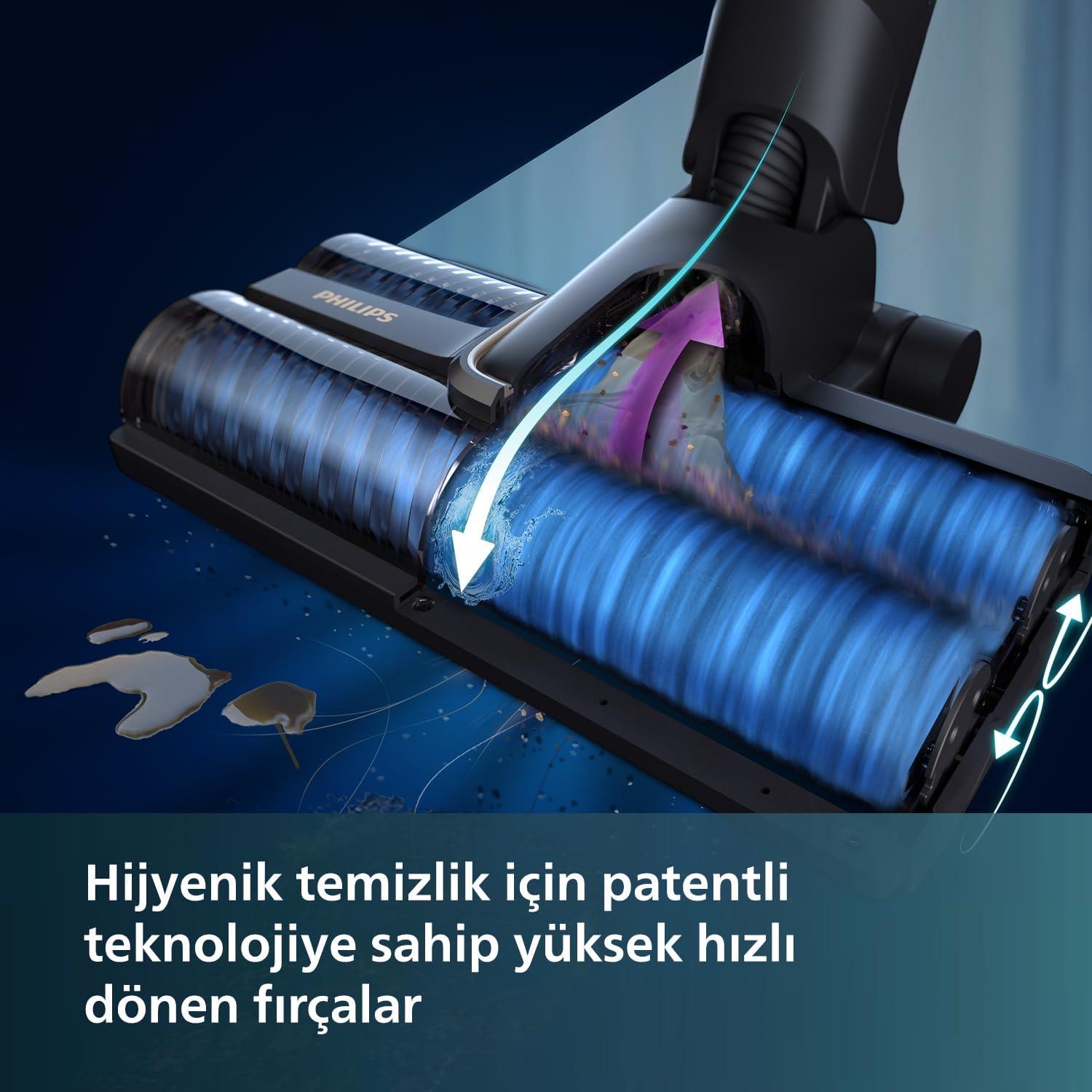 Philips Aqua Trio XW7110/01 Dikey Şarjlı Süpürge