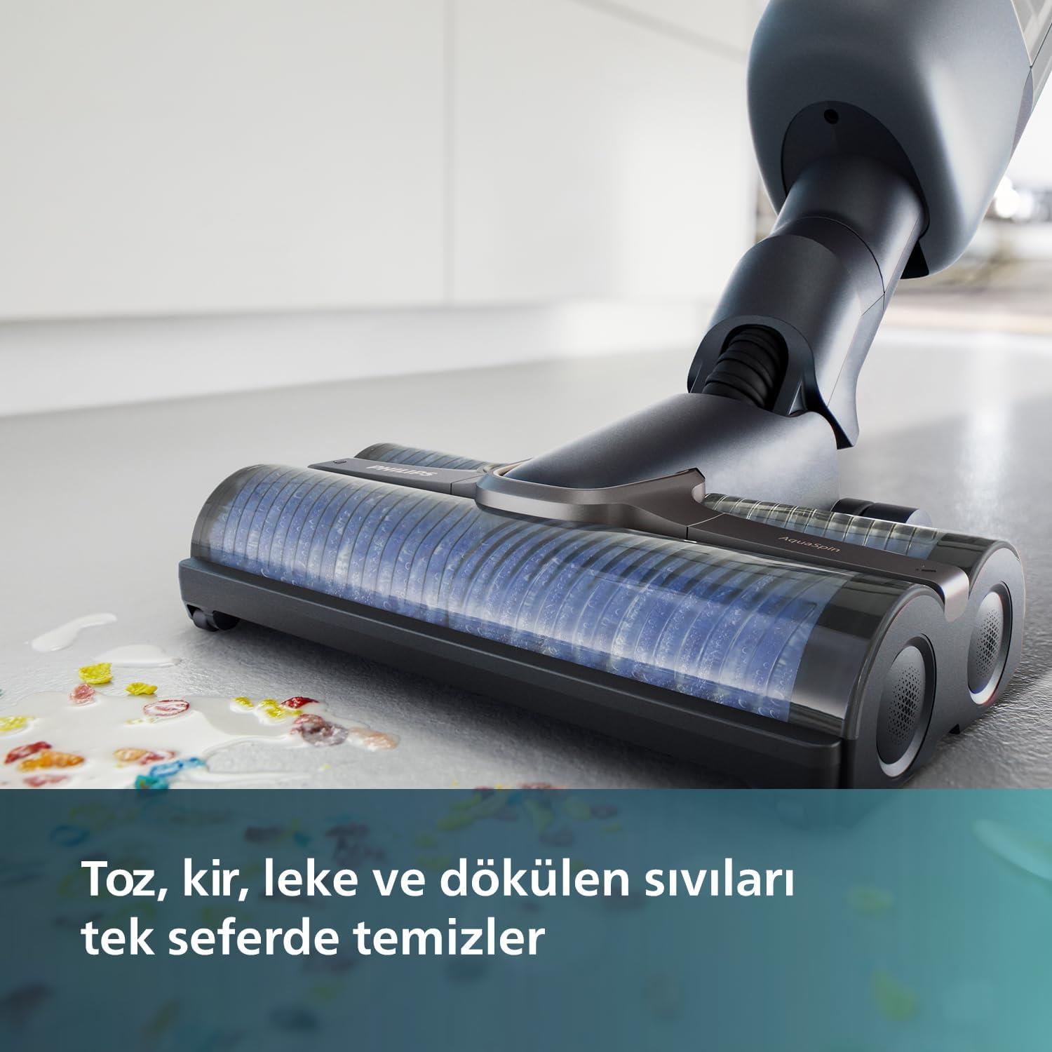 Philips Aqua Trio XW7110/01 Dikey Şarjlı Süpürge