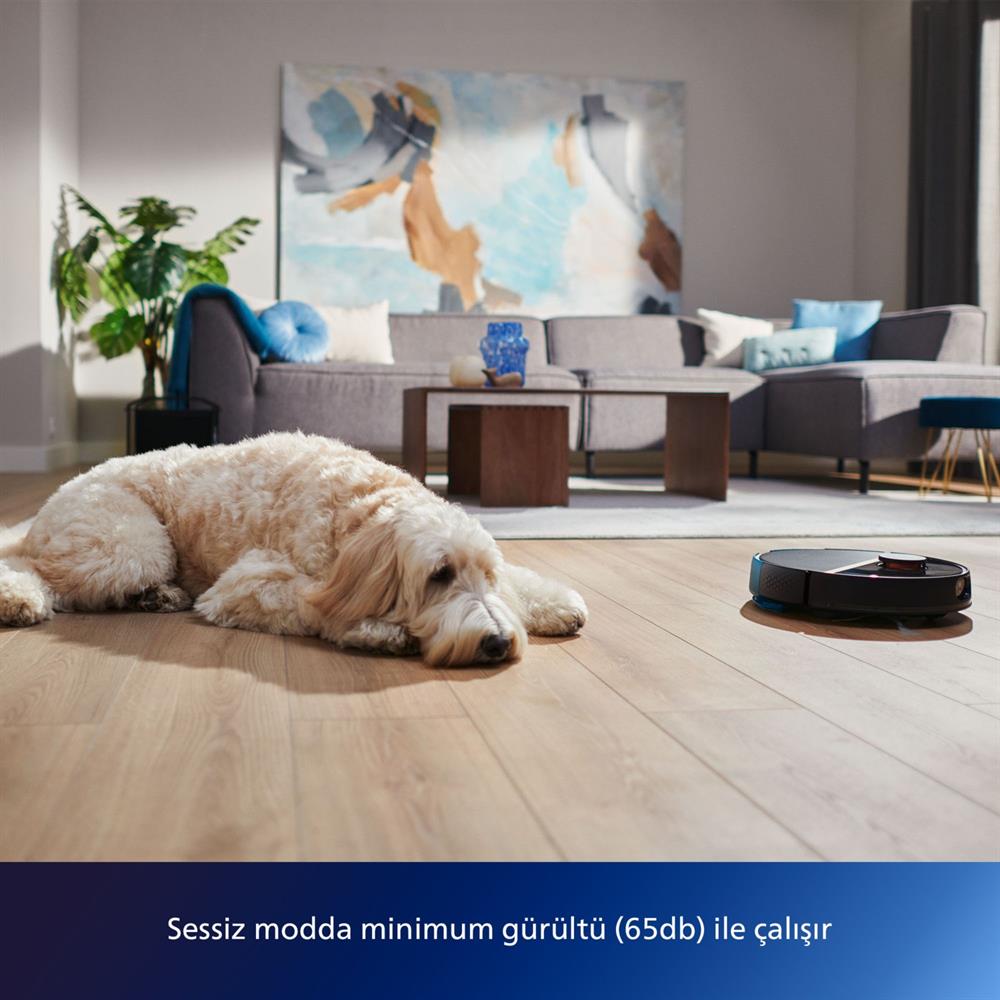 Philips HomeRun 7000 Serisi Aqua XU7000/01 Akıllı Robot Süpürge Siyah