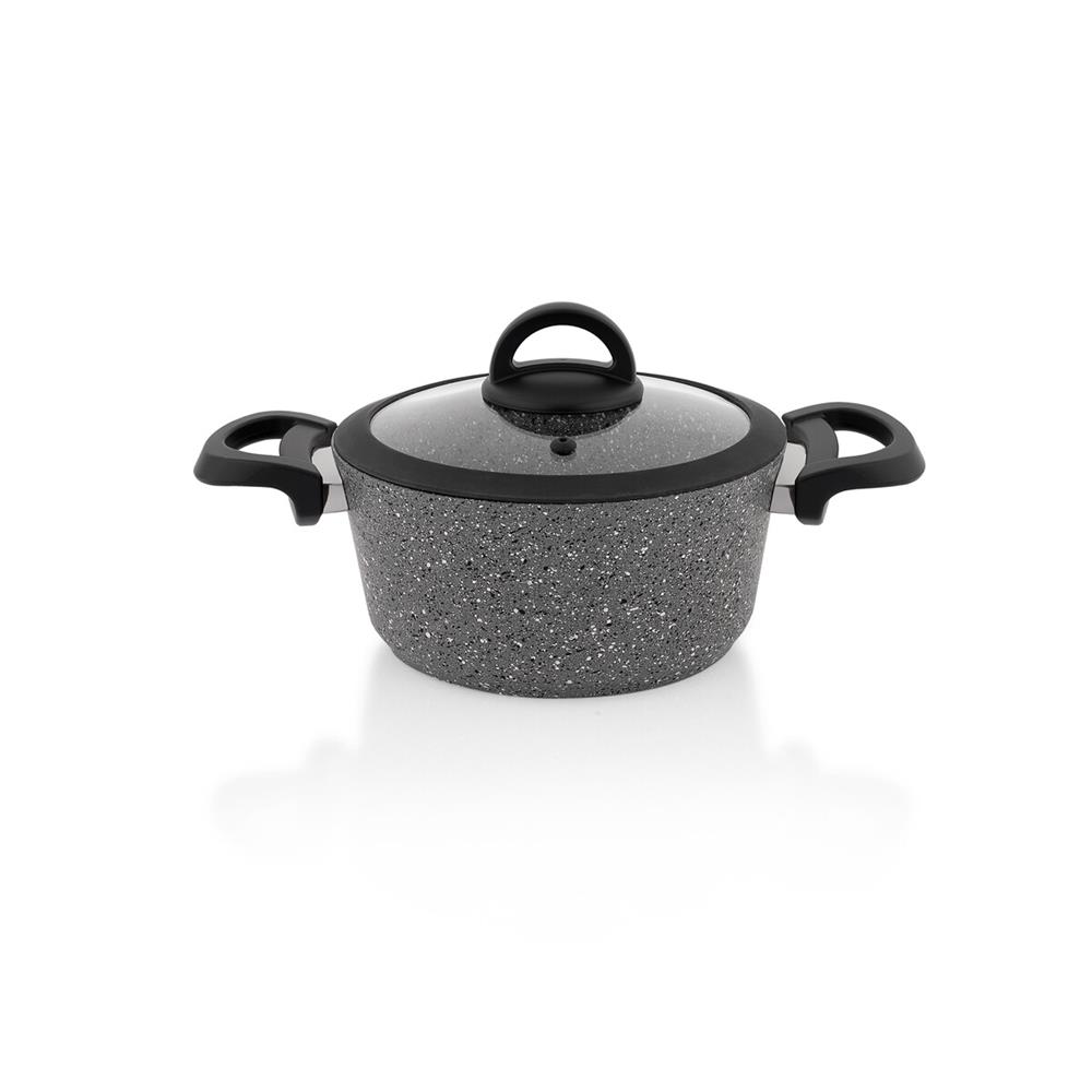 Schafer Cucina 7 Parça Granit Tencere Seti Gri