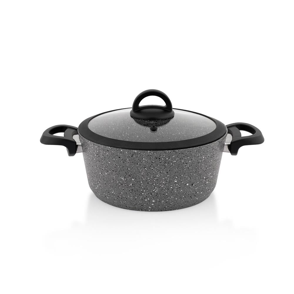 Schafer Cucina 7 Parça Granit Tencere Seti Gri