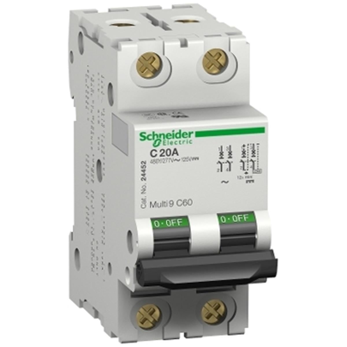 24131
Multi 9 C60 OEM UL1077 IEC 2P 10A B 240V 480Y277V 