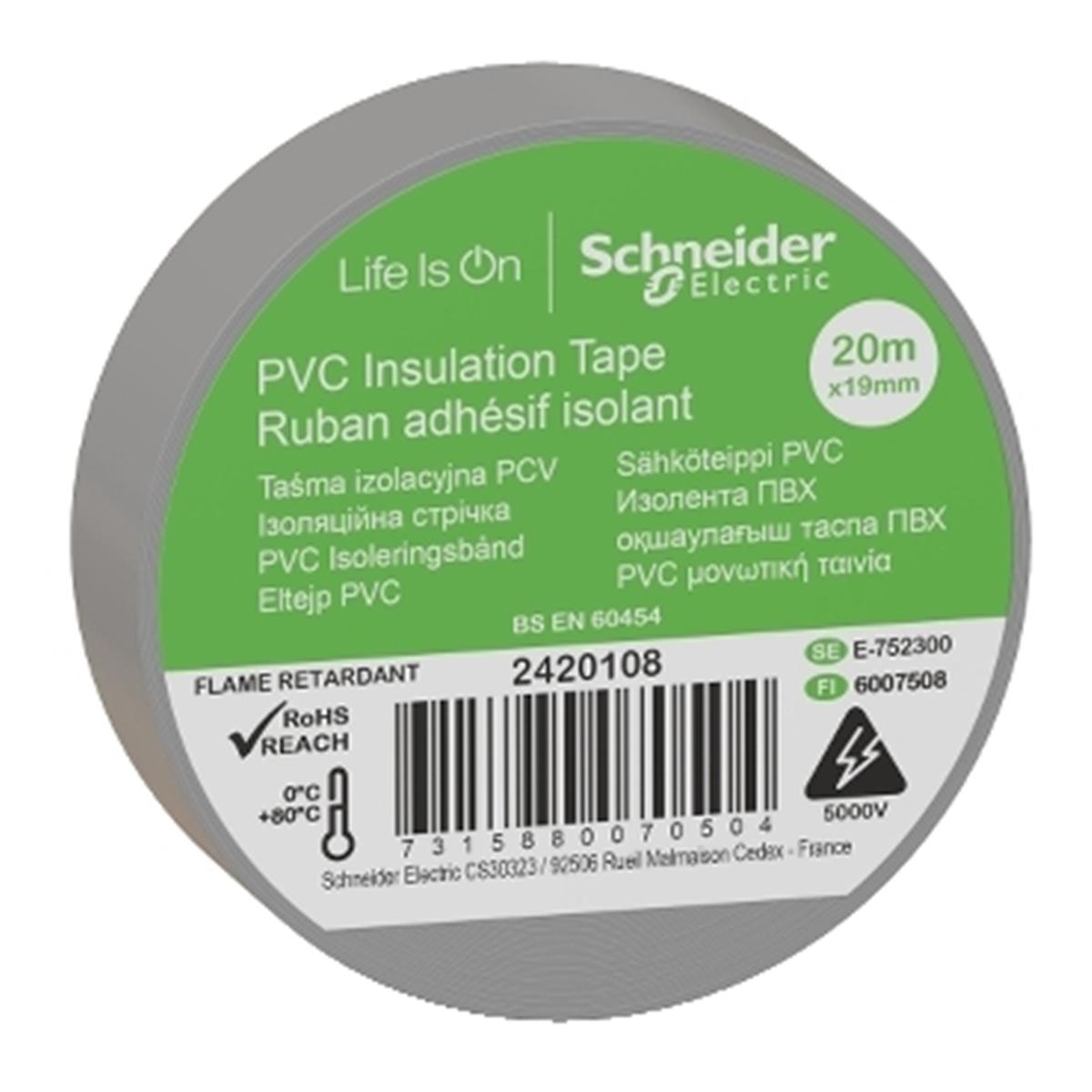 2420108
Schneider Electric 2420108 -Thorsman İzole Bant 19mmx20mt gri