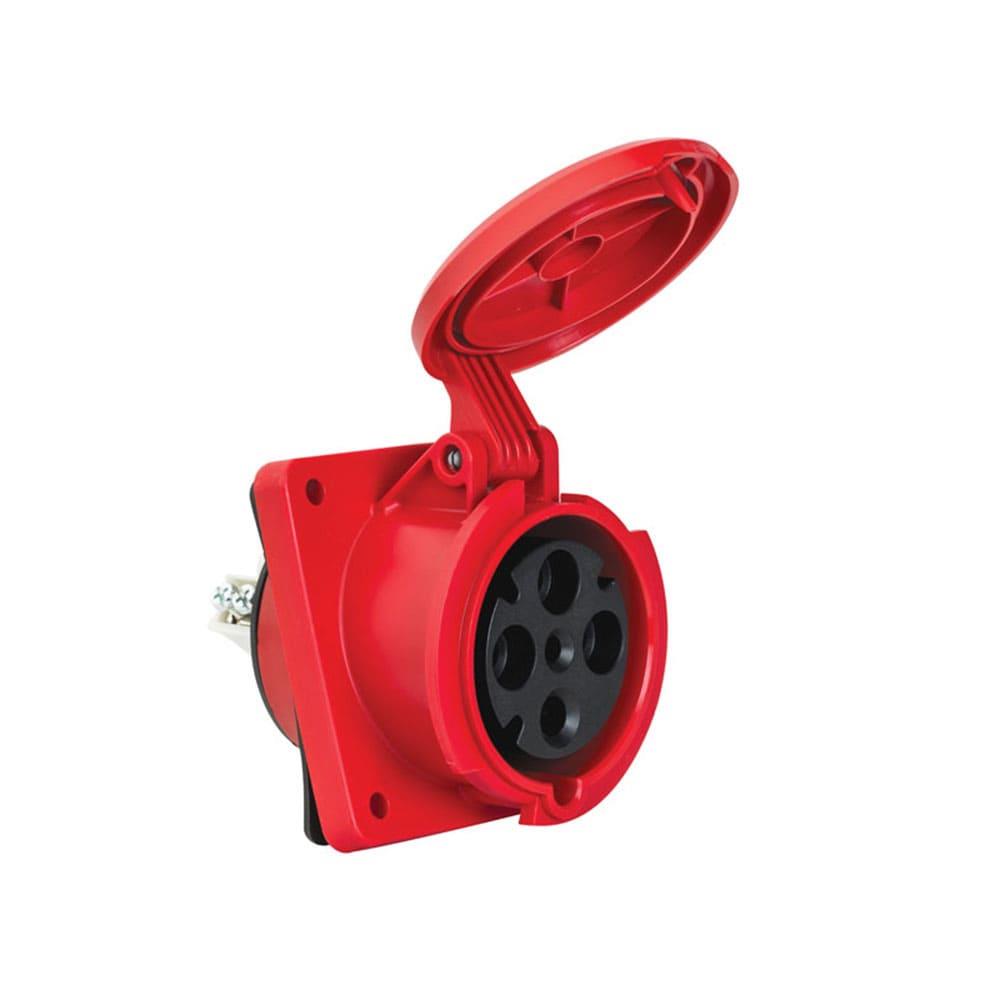 406529METE ENERJİ , 4X63A. IP44 MAKINE PRIZI -EĞİK-