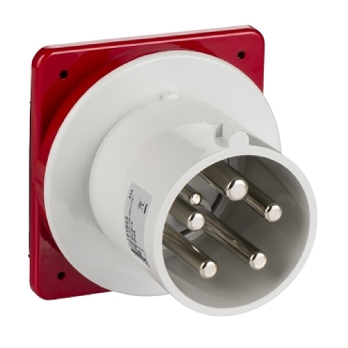 81533
5x63A, trifaze, 3P+N+T, IP44, VİDALI, Düz Makine F
