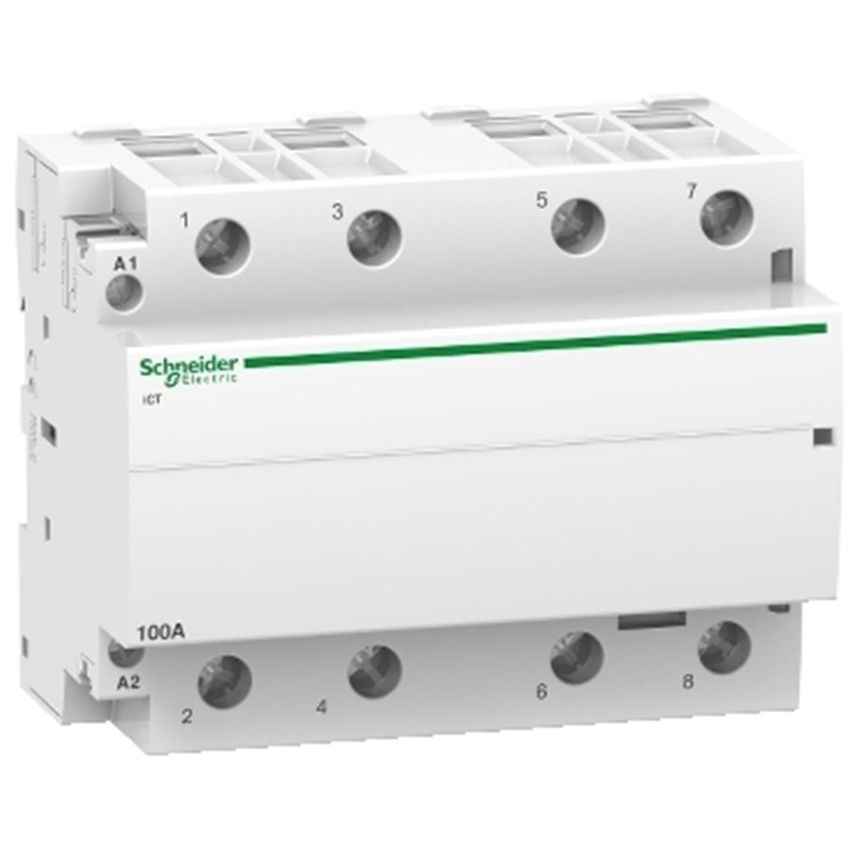 A9C20884
iCT Sessiz Kontaktör, 100A 4NA 220-240 VAC