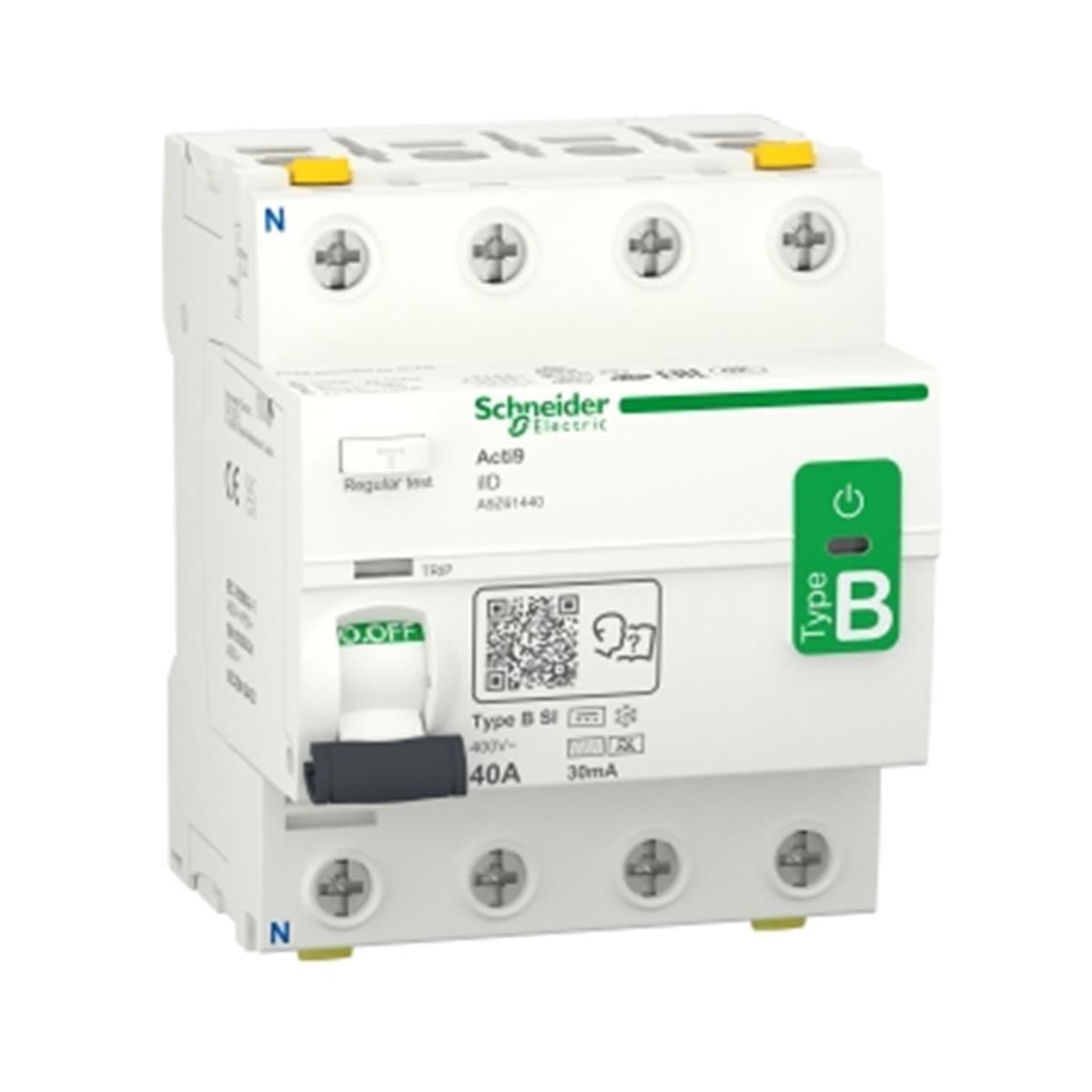 A9Z61440
Acti9 iID 4P 40A 30mA B-SI