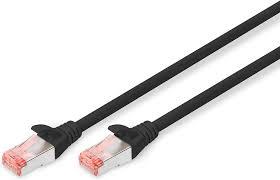 DK-1644-005/BLDIGITUS ,  DK-1644-005/BL ,  PATCH CABLE CAT6 0,5 METRE- BLACK