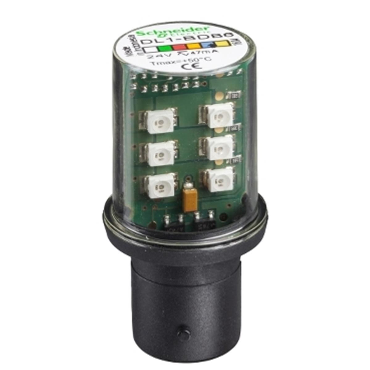 DL1BDB6
BA 15d tabanlı mavi LED 24VAC/DC