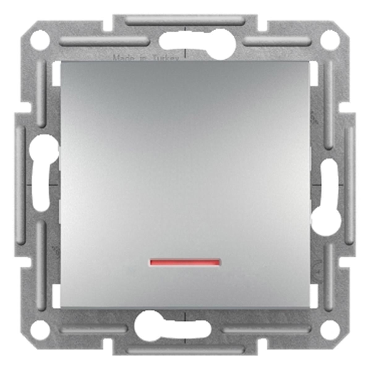 EPH1600161
Asfora Plus Işıklı Liht Buton Alüminyum, vidasız, 