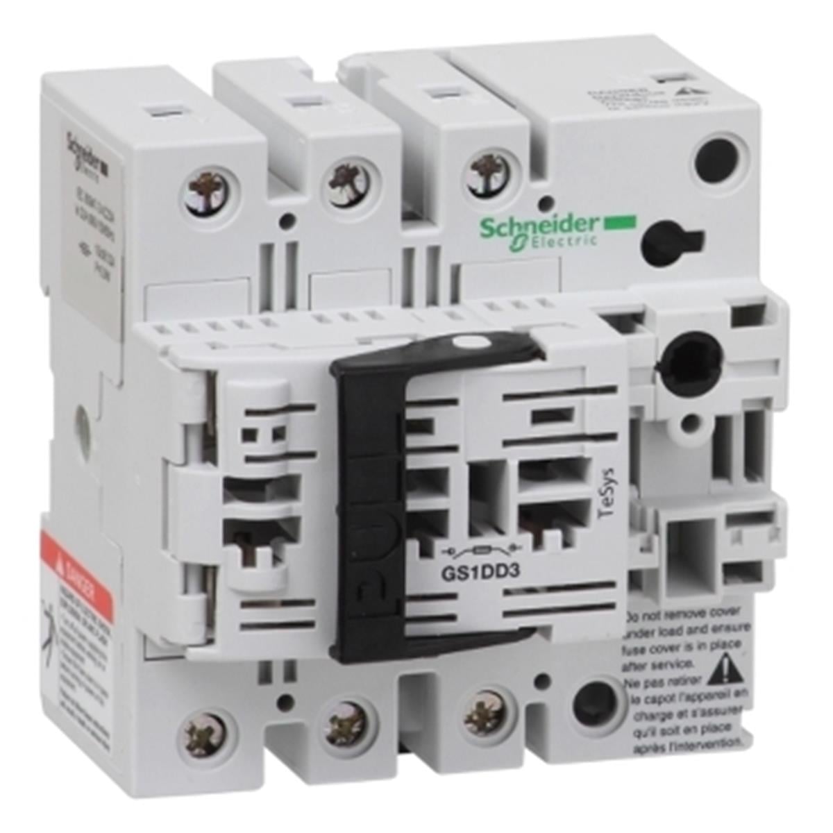 GS1DD3
TeSys GS Yük Ayırıcı 3P 32A 10x38mm