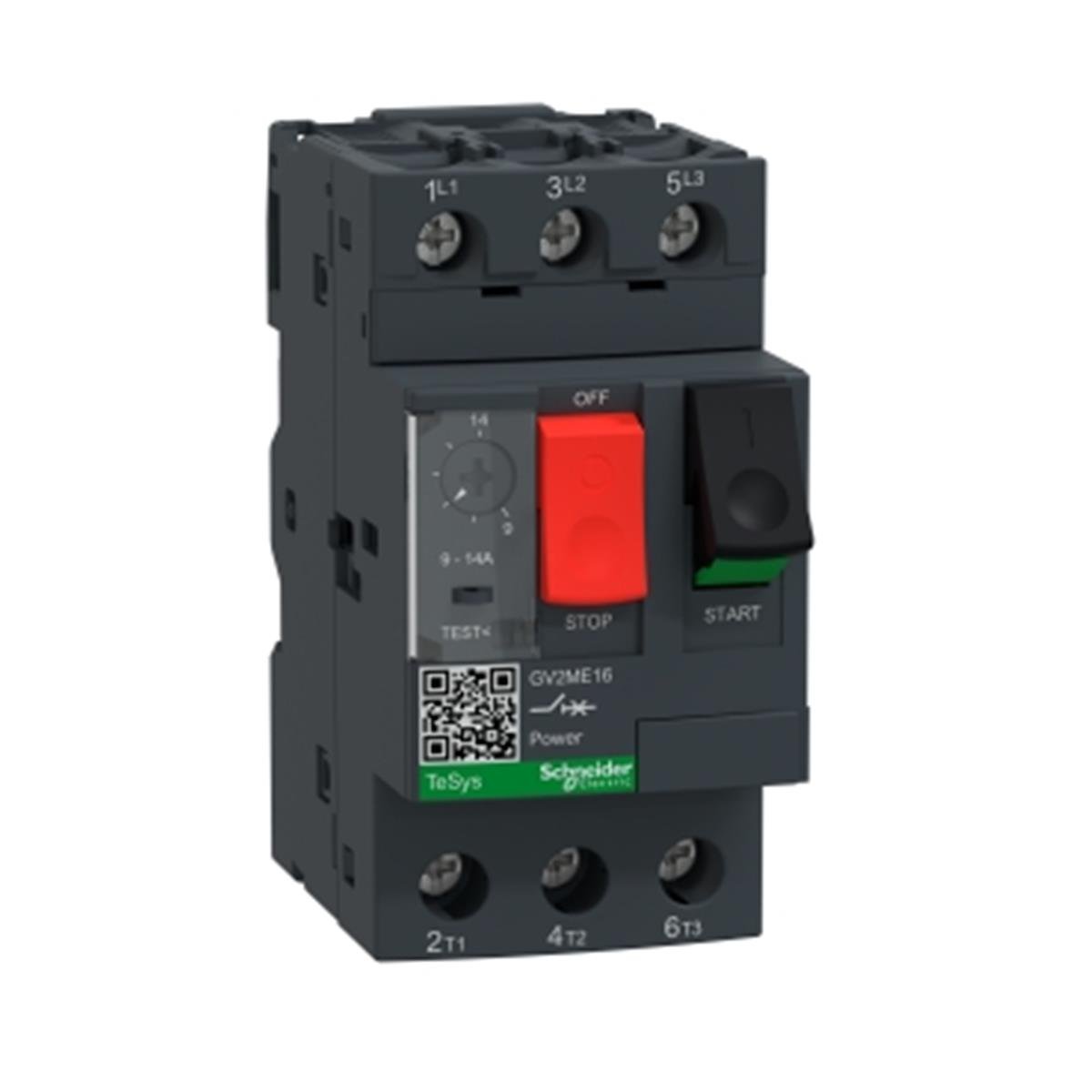 GV2ME16
Schneider Electric GV2ME16 -9-14A GV2 Termik Manyetik Motor Devre Kesici