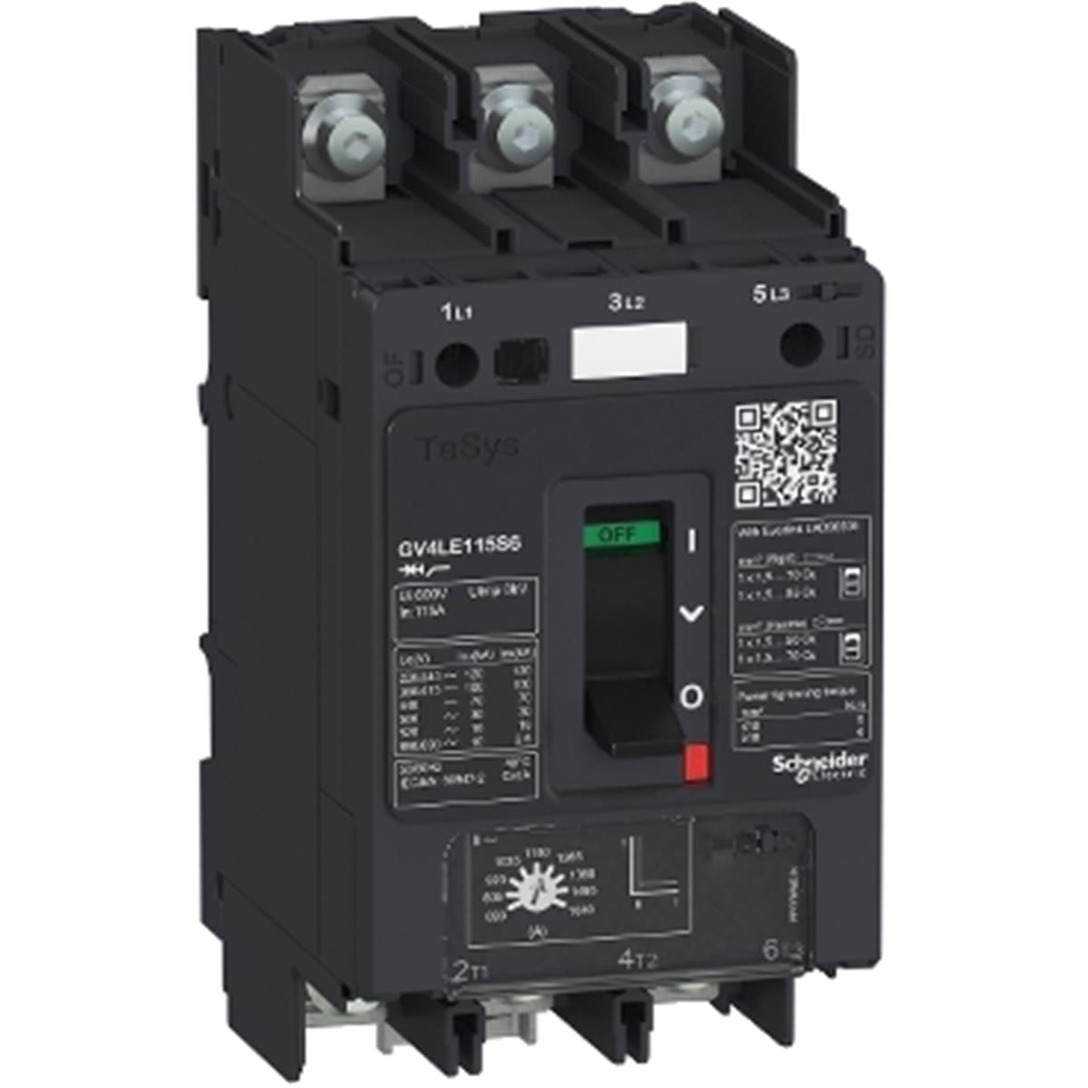 GV4LE03N6
TeSys GV4 Motor Devre Kesici Many. 3P 3.5A 50kA