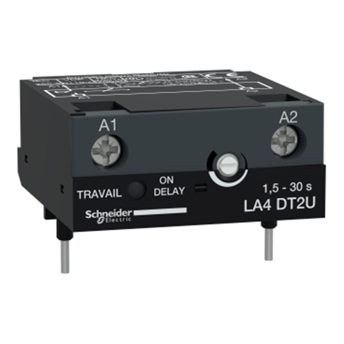 LA4DT2U
TeSys D Elektronik Zaman Rölesi 1.5-30sn 24VDC-250