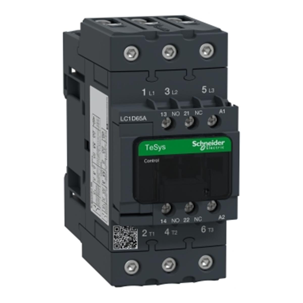 LC1D65AF7
TeSys D Kontaktör 3P 65A AC3 110VAC 