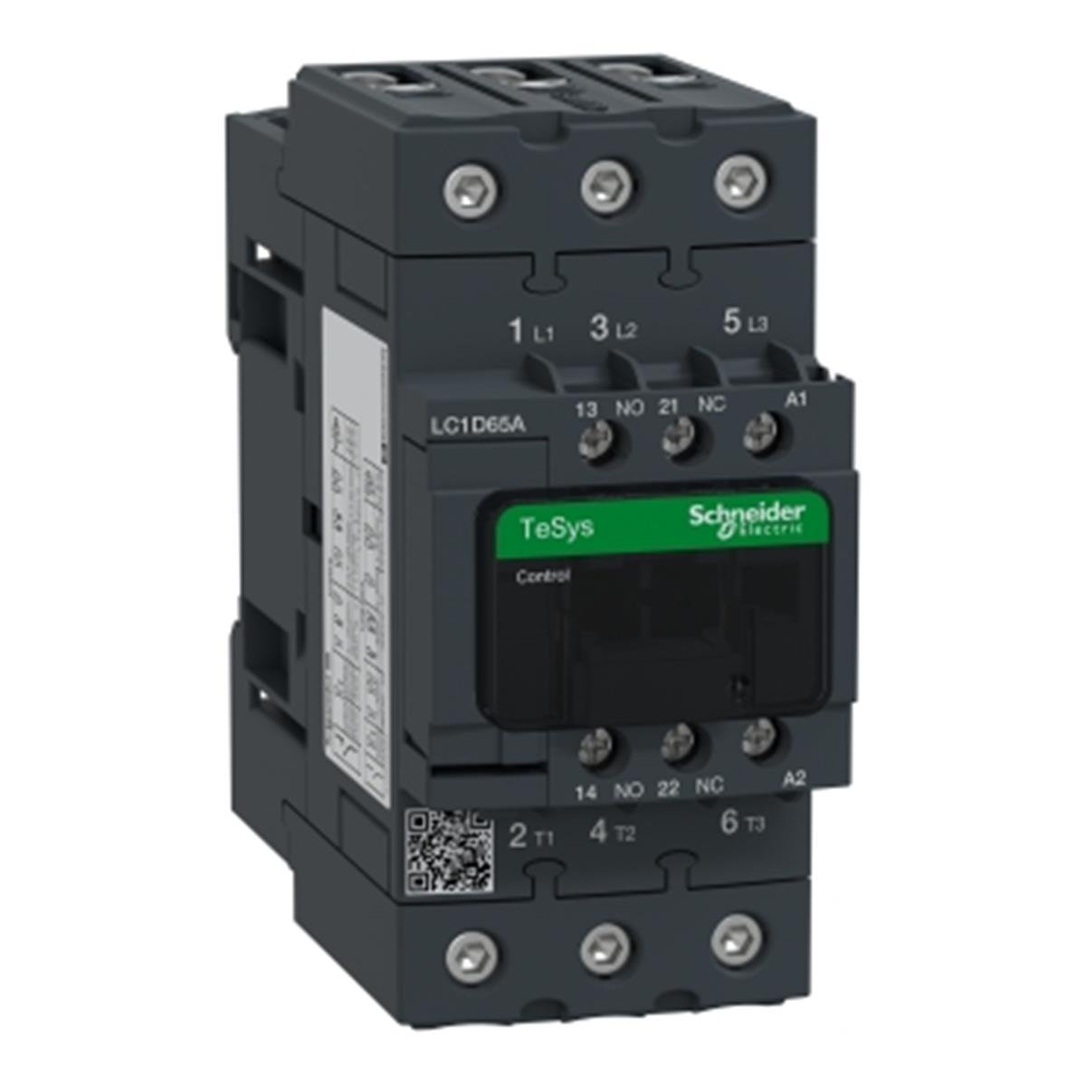 LC1D65AR7
TeSys D Kontaktör 65A AC3 440VAC 