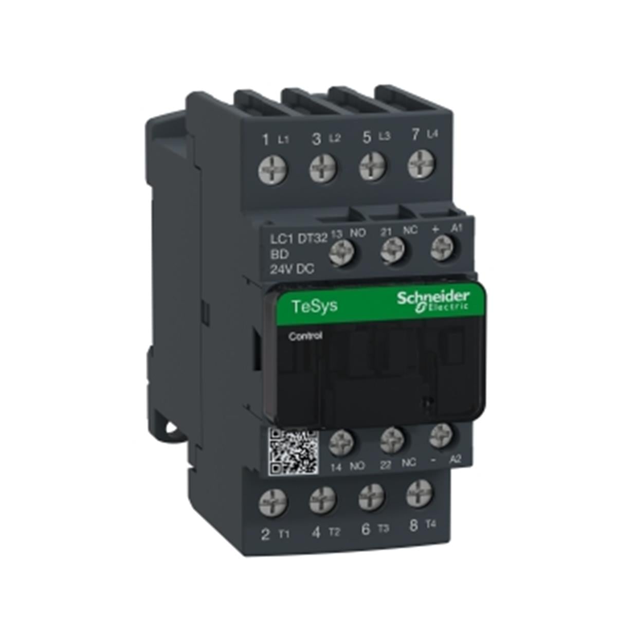 LC1DT32BD
TeSys D Kontaktör 4P 32A AC1 24VDC 4NA