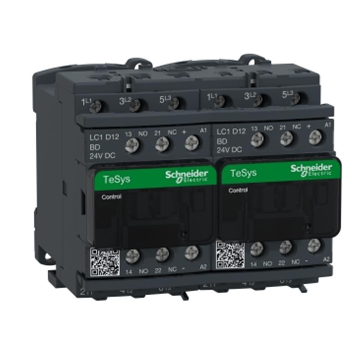 LC2D12BD
TeSys D Kontaktör Env 12A AC3 24VDC 