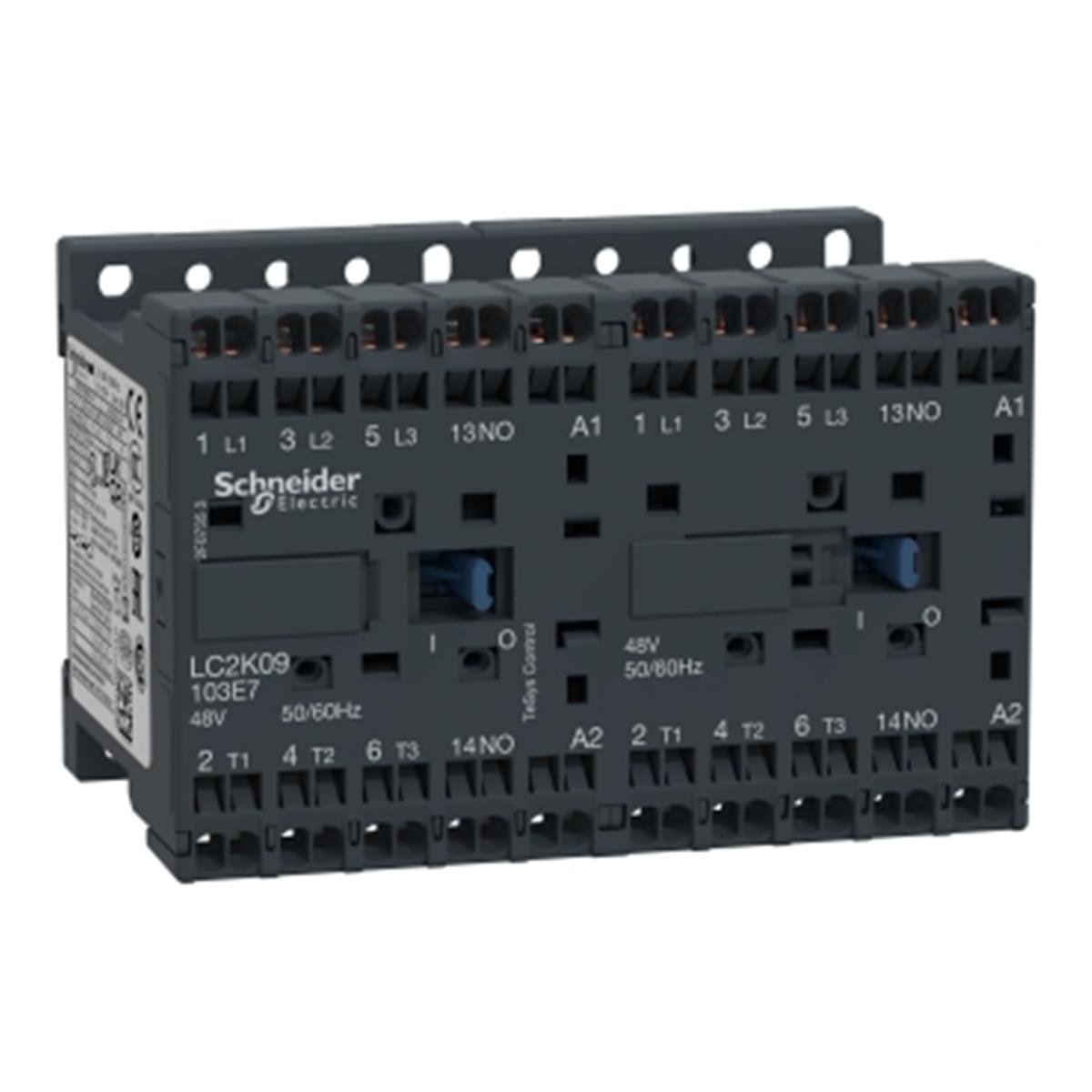 LC2K09103E7
TeSys K Kontaktör Env 3P 9A AC3 48VAC 1NA