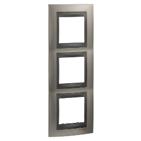 MGU66.006V.239Unica Mat nikel-Grafit Üçlü dikey çerçeve
