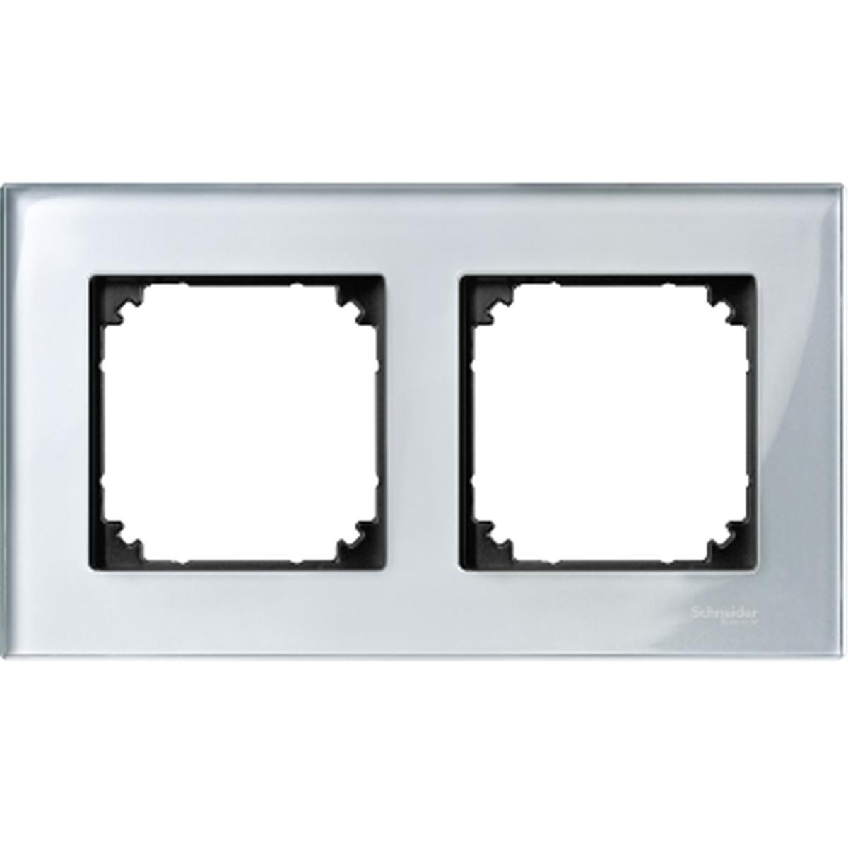MTN4020-3260
Merten İkili çerçeve, M-Elegance Glass, Gümüşi elm