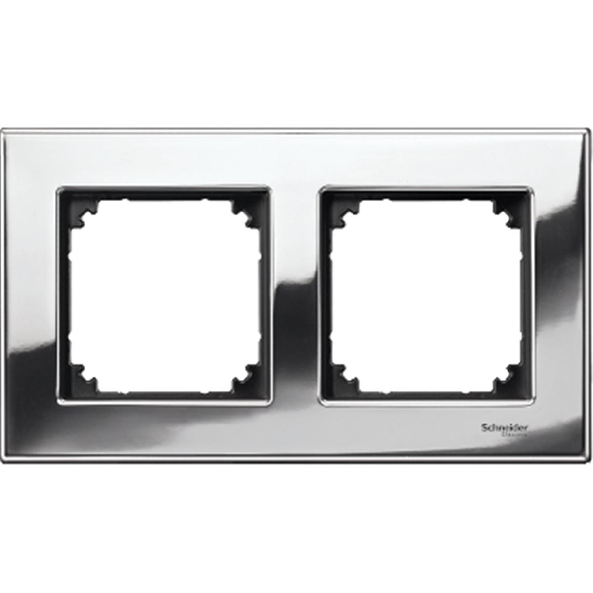 MTN403239
Merten İkili çerçeve, M-Elegance Glass, Krom