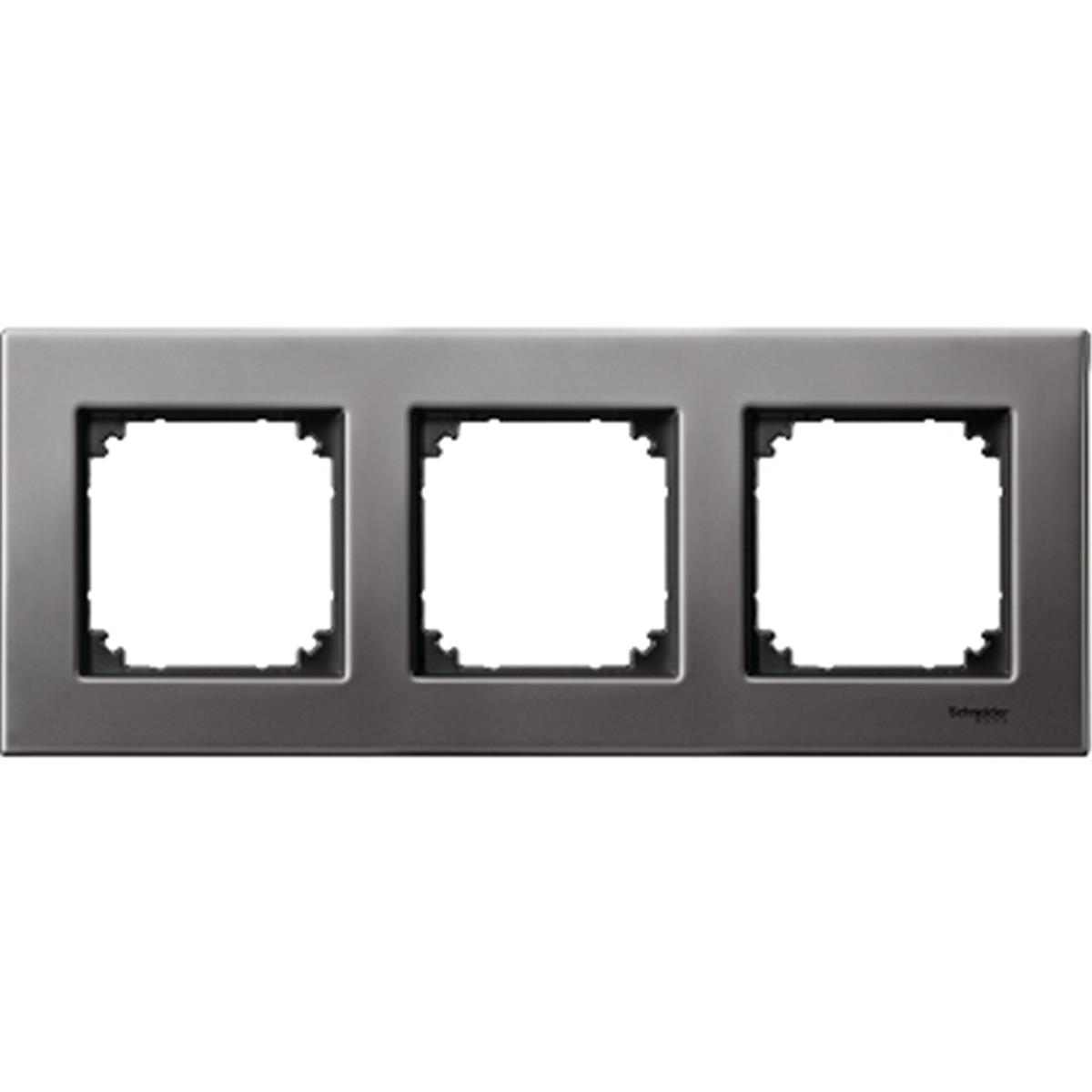 MTN403314
Merten Üçlü çerçeve, M-Elegance Glass, Rodyum gris
