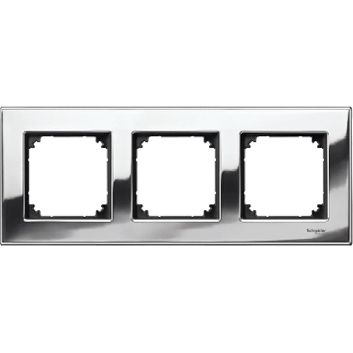 MTN403339
Merten Üçlü çerçeve, M-Elegance Glass, Krom