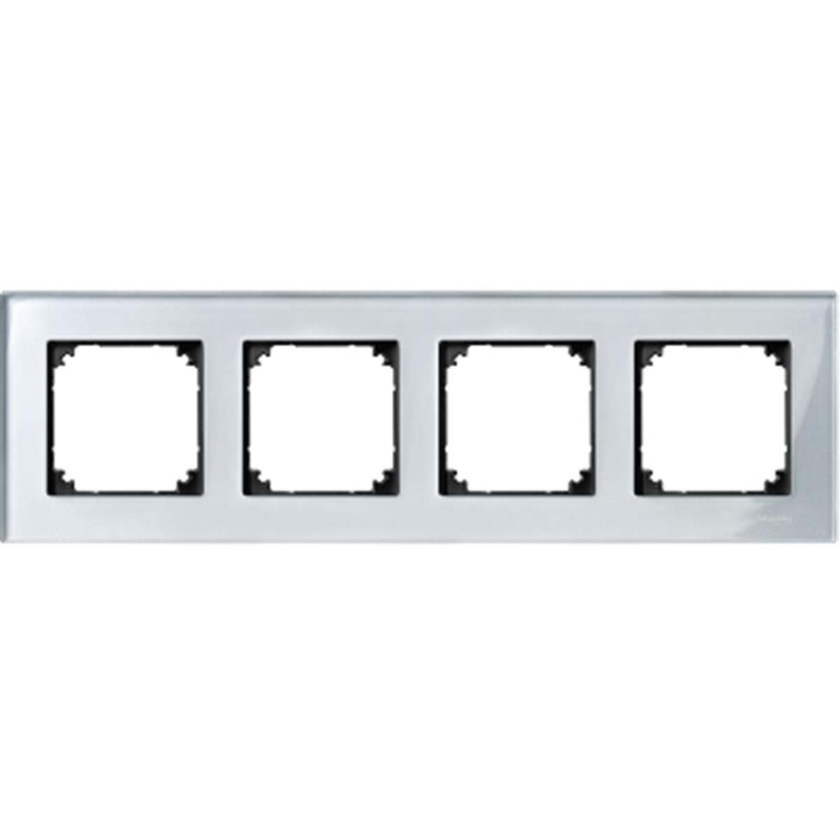 MTN4040-3260
Merten Dörtlü çerçeve, M-Elegance Glass, Gümüşi el