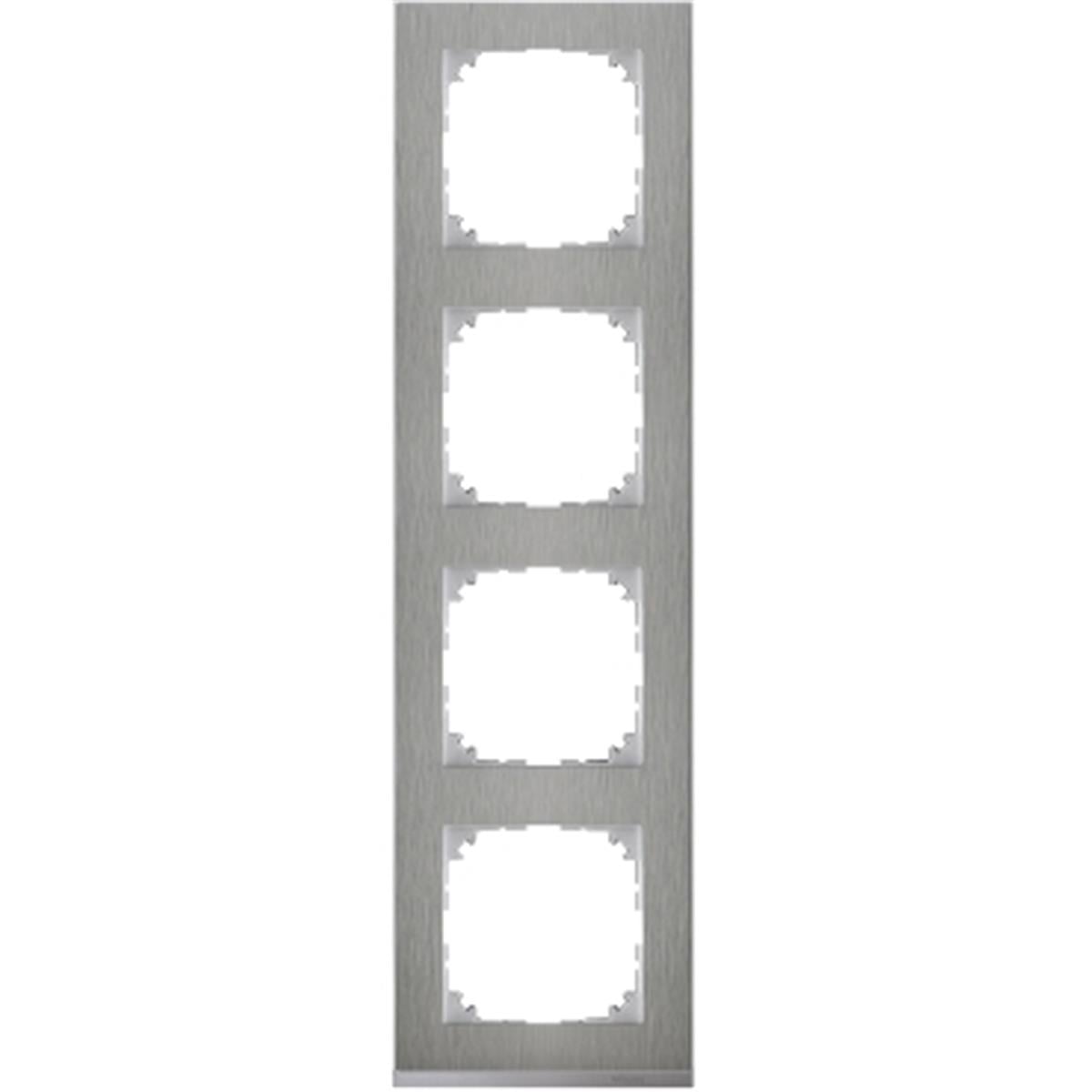 MTN4040-3646
Merten M-Pure Decor dörtlü çerçeve Metal