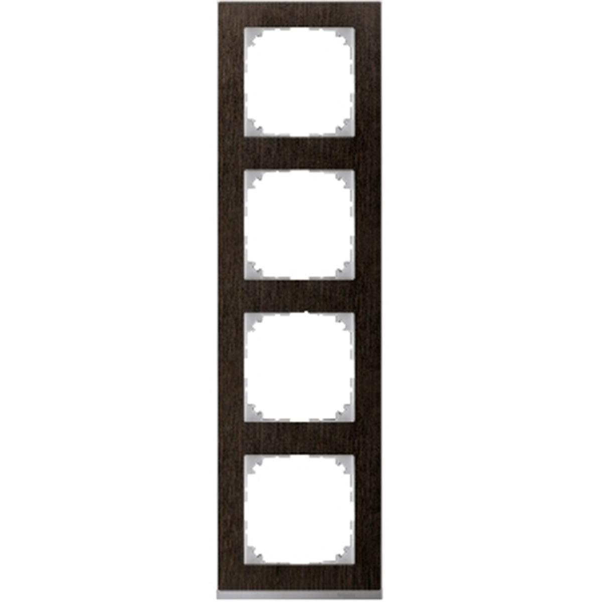MTN4040-3671
Merten M-Pure Decor dörtlü çerçeve Venge