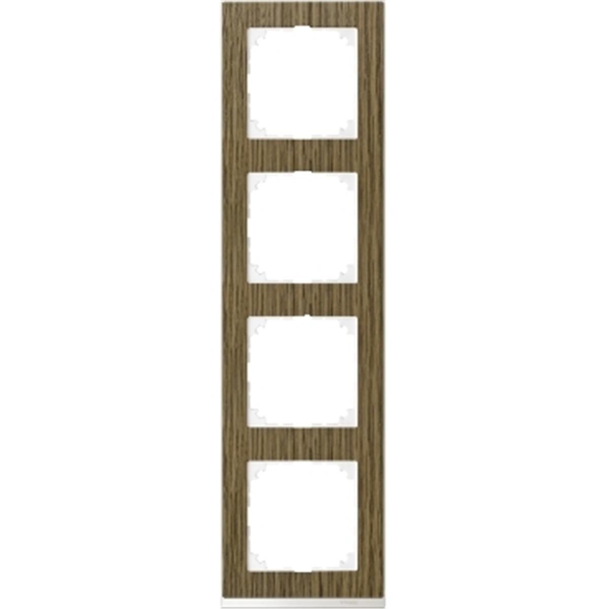 MTN4040-3674
Merten M-Pure Decor dörtlü çerçeve Meşe