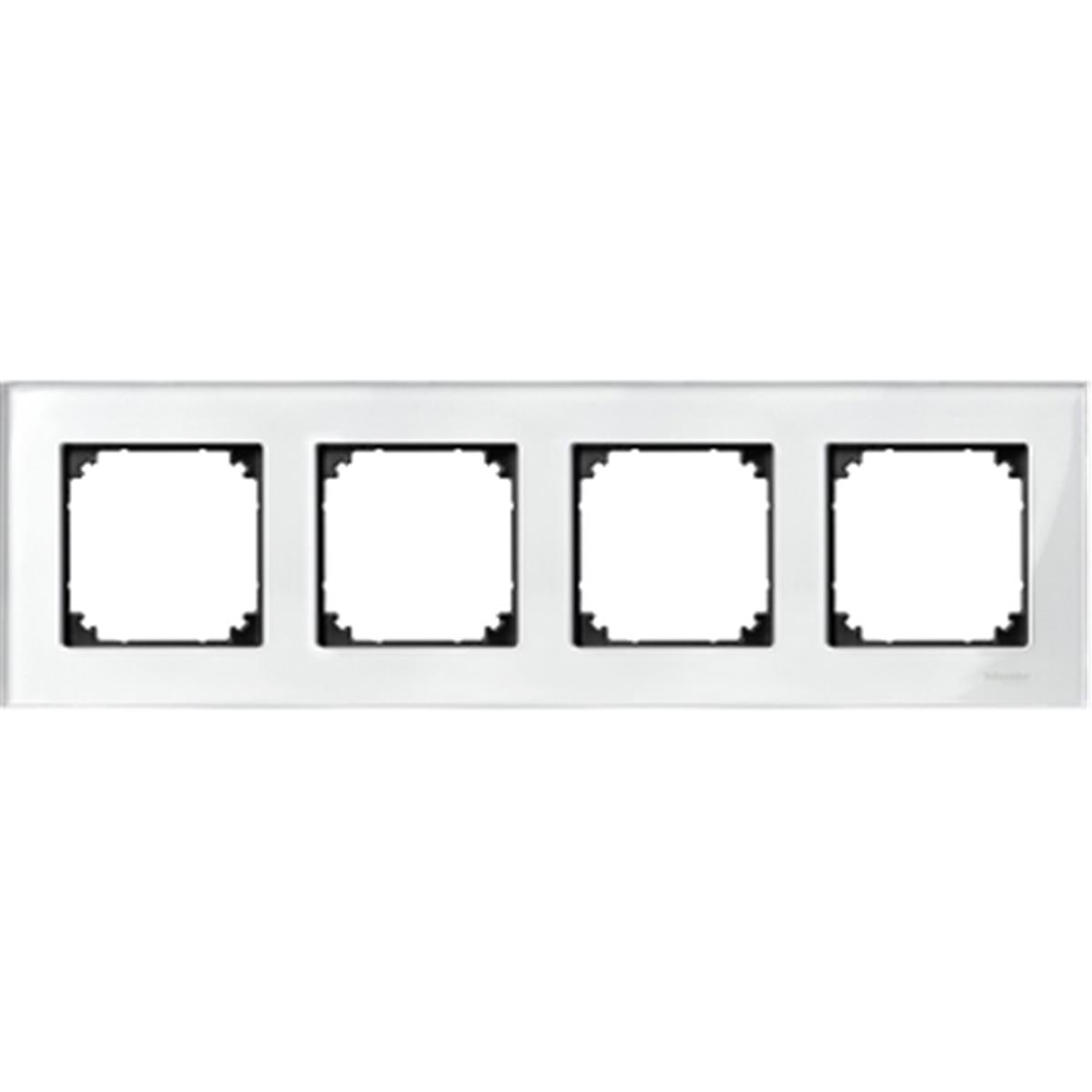 MTN404419
Merten Dörtlü çerçeve, M-Elegance Glass, Parlak be