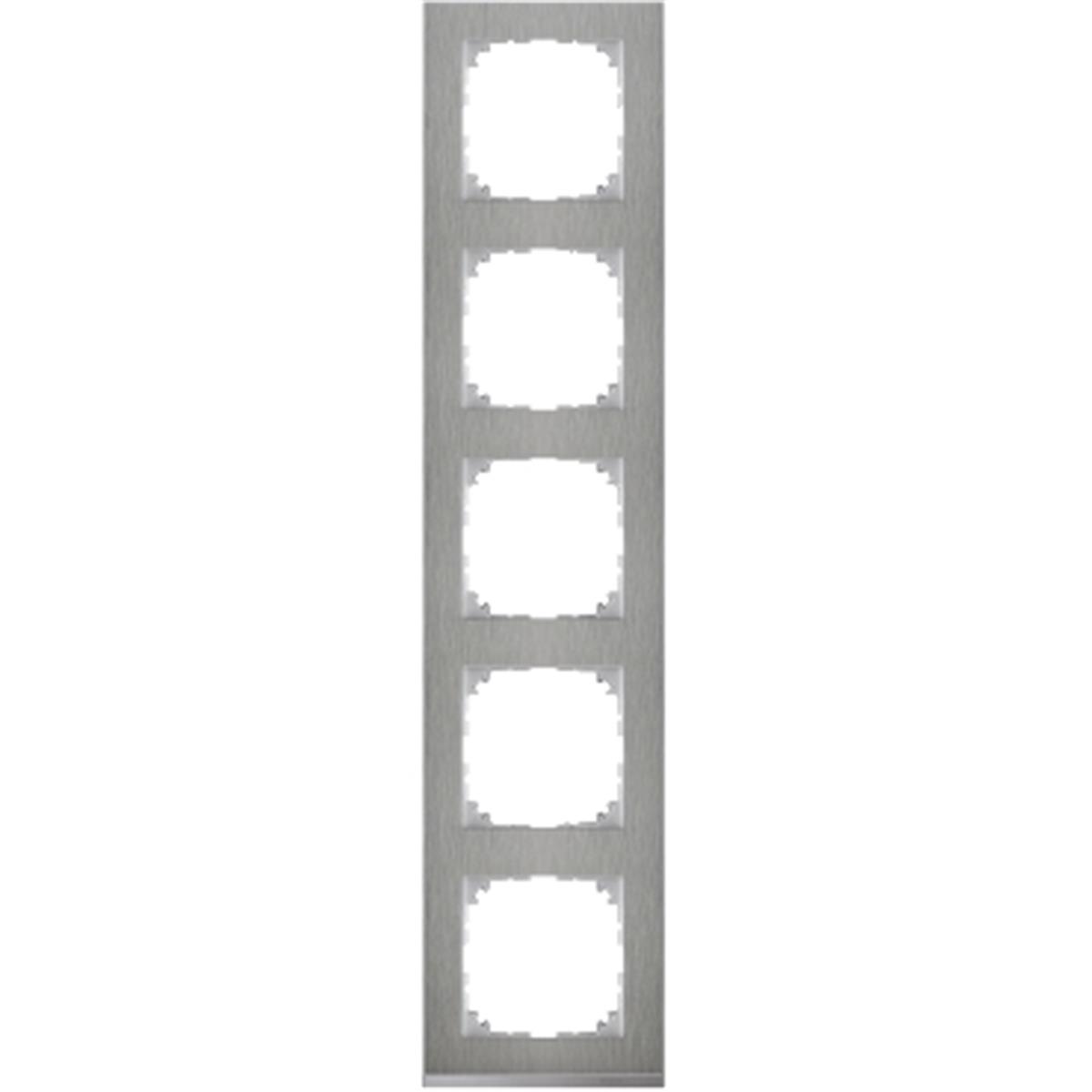 MTN4050-3646
Merten M-Pure Decor beşli çerçeve Metal