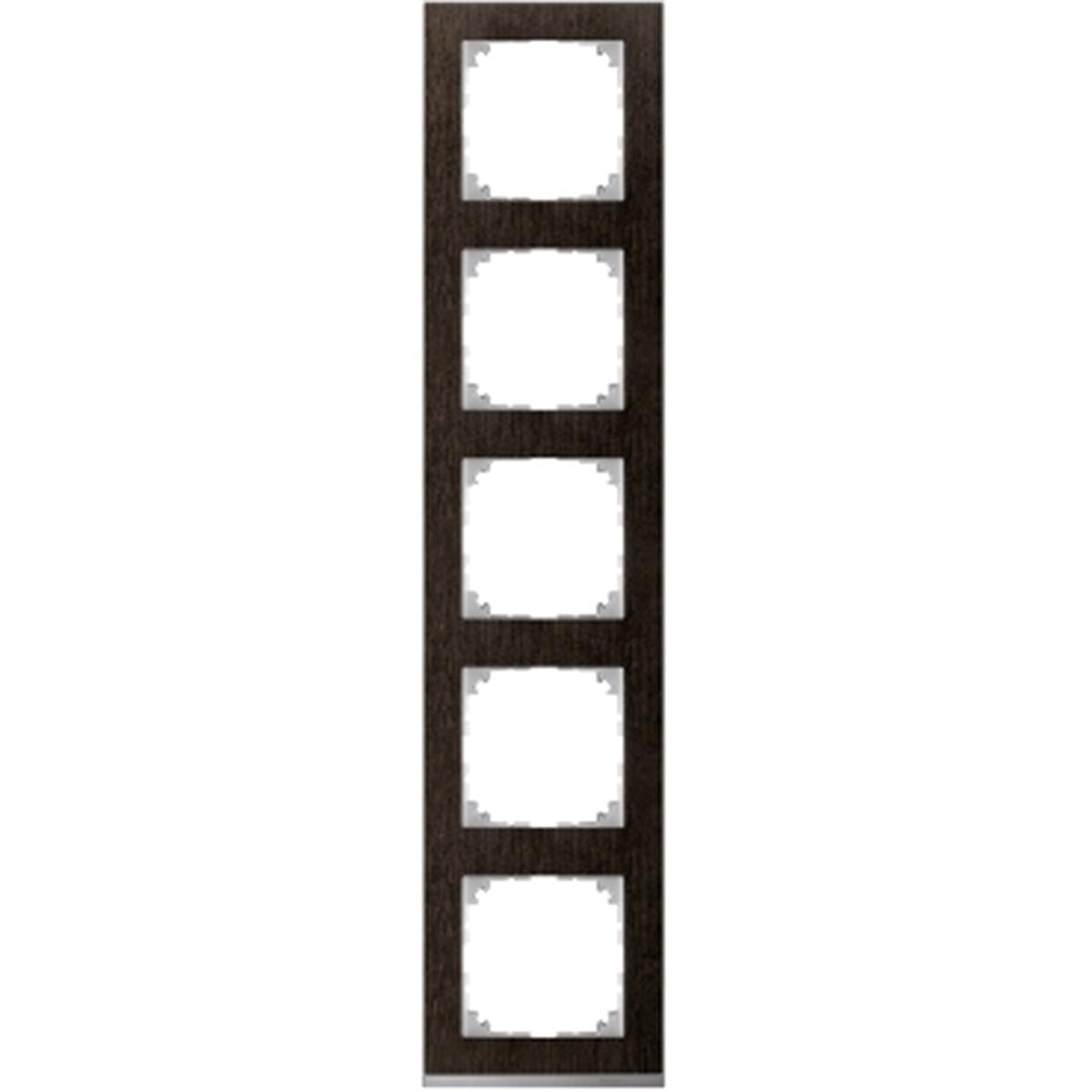 MTN4050-3671
Merten M-Pure Decor beşli çerçeve Venge