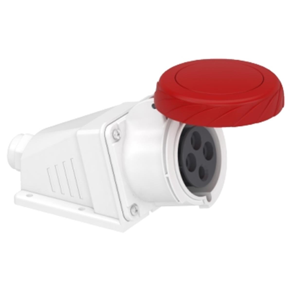 PKF32W734
4x32A, trifaze, 3P+T, IP67, VİDALI Duvar Prizi 
